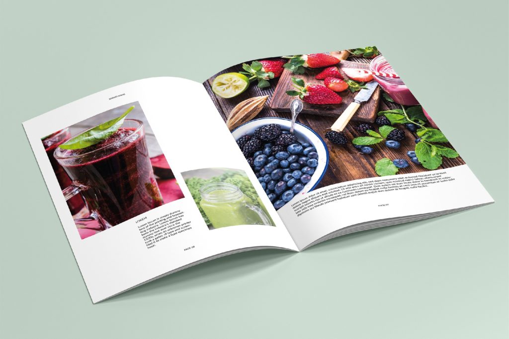 一款漂亮的美食画册模版下载[indd]插图(4)