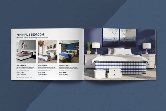 A5尺寸产品目录产品手册设计模板素材 A5 Modern Catalogue Template插图(7)