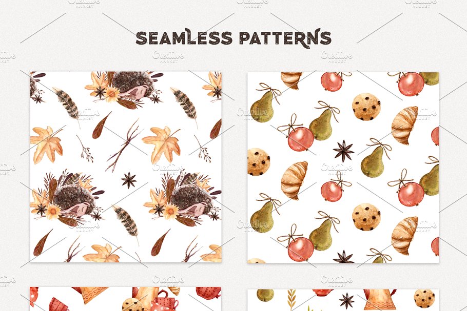 极力推荐：花卉图案纹理集合 Floral Patterns Bundle Vol.2 [3.45GB, 超过120款图案]插图(16)