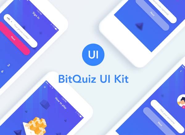 素材库下午茶：问答测试等互动轻互动小应用APP UI KITS模板套装下载[Sketch]