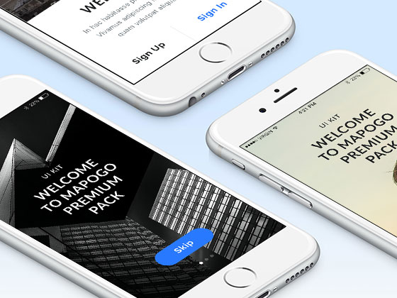 Mapogo 引导页素材之家精选sketch素材