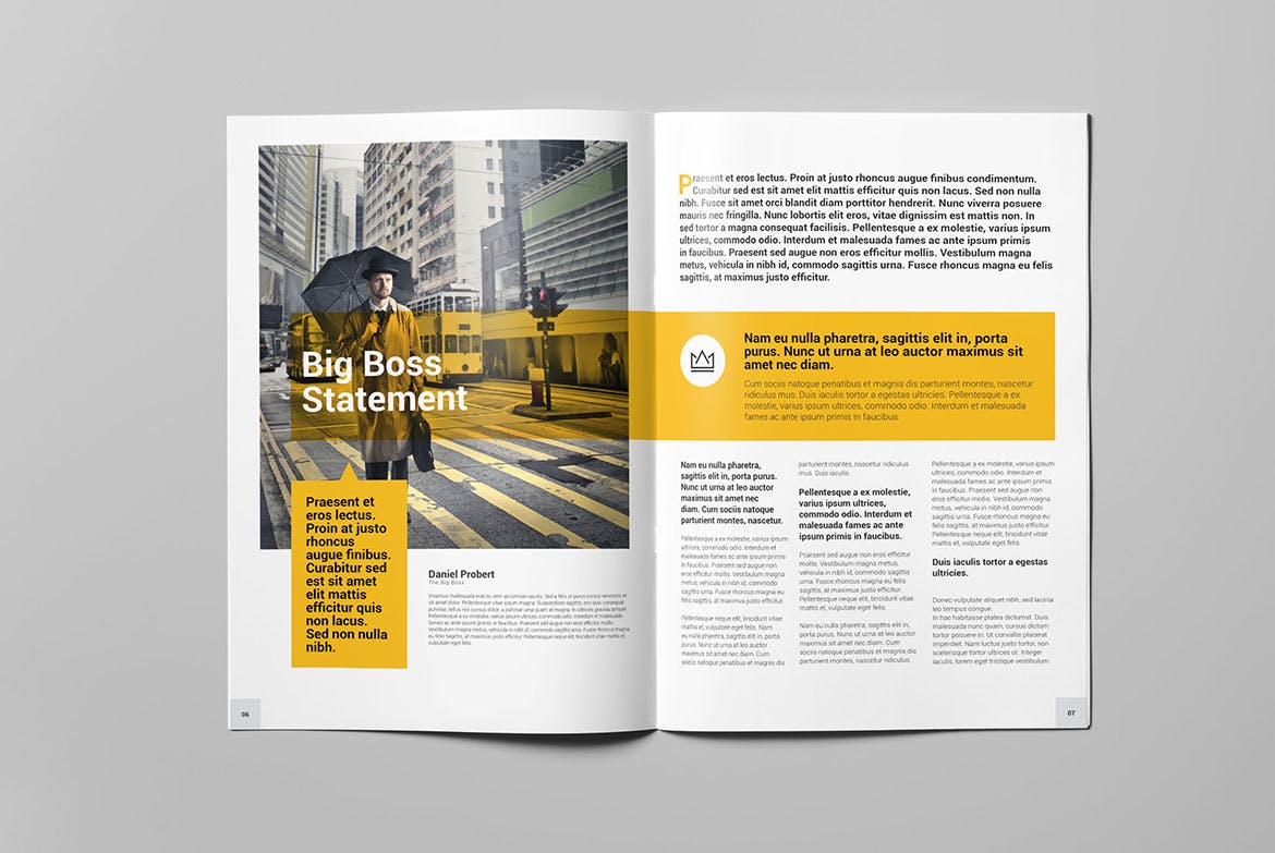 创意设计公司宣传画册设计模板 Malibu Brochure插图(3)