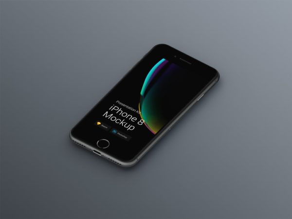 超级主流桌面&amp;移动设备样机系列：iPhone 8 苹果智能手机样机 [兼容PS,Sketch;共3.72GB]