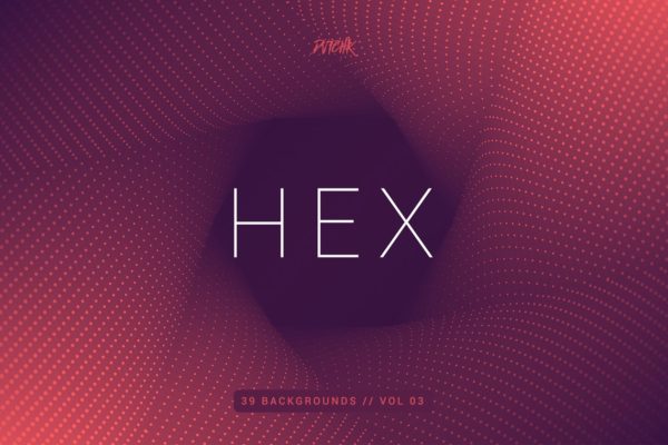 六角几何螺旋图形抽象背景03卷 Hex | Geometric Spiral | Vol. 03