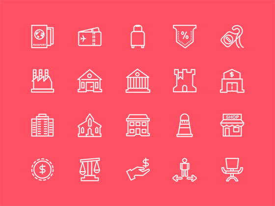 Stark Icon Set素材之家精选sketch素材