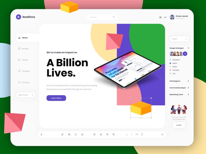 WYSIWYG 仪表板概念设计素材之家精选sketch素材