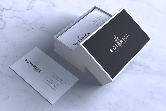 现代极简主义企业名片制作模板v1 Modern Minimalist Business Card Vol. 01插图(1)