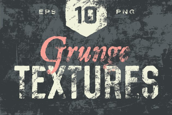 粗犷斑迹划痕做旧纹理 Grunge Textures