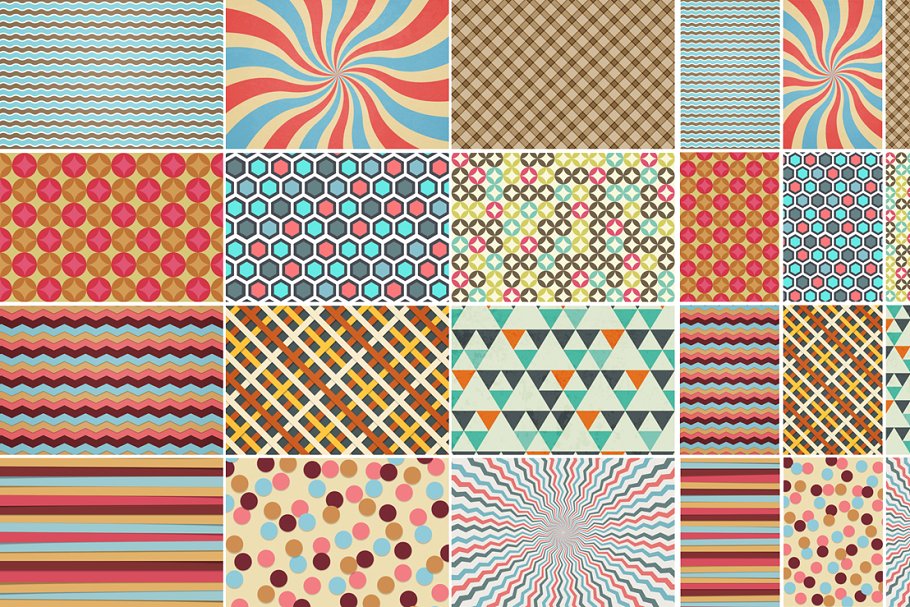 艺术几何图案重复纹理 Patterns Backgrounds插图(2)