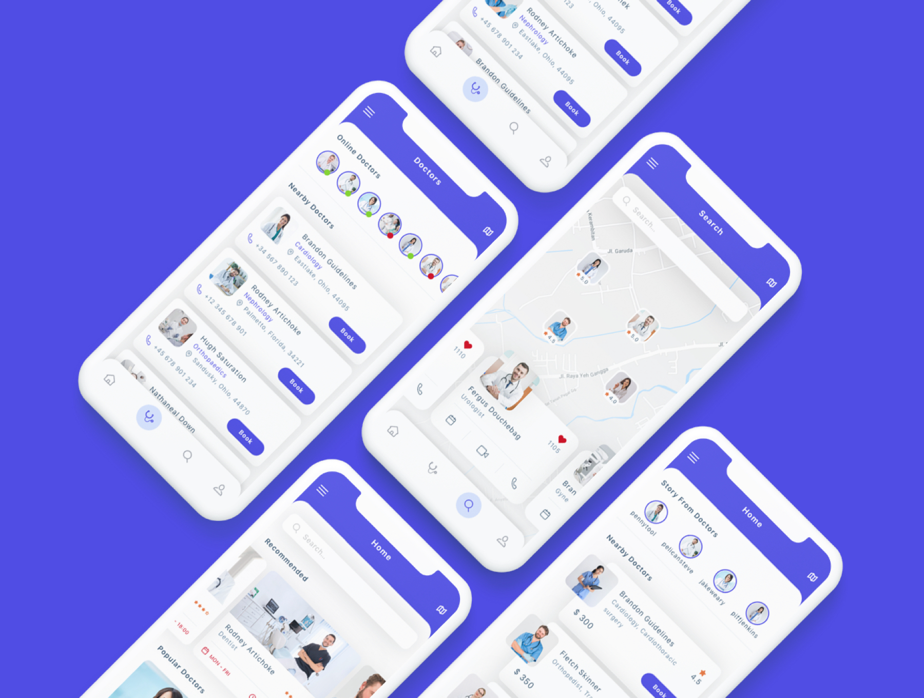 素材库下午茶：就医就诊APP UI KIT套装下载插图