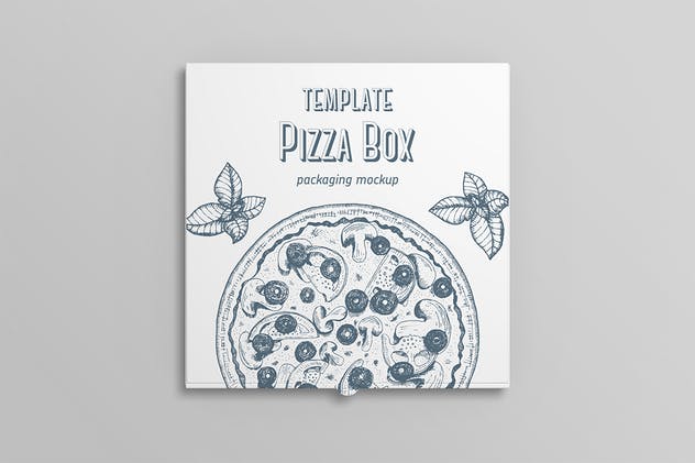 披萨外带包装纸盒样机 Pizza Box Mockup插图(12)