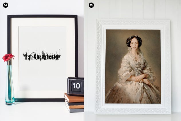 艺术作品画框相框样机合集 Photo frame mockup collection插图(5)