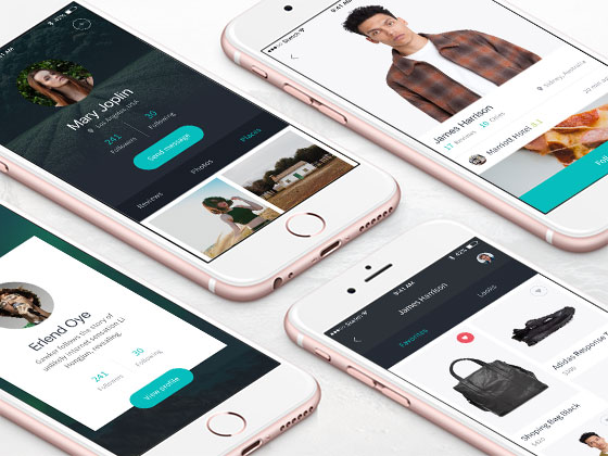 Routes 个人资料界面素材之家精选sketch素材