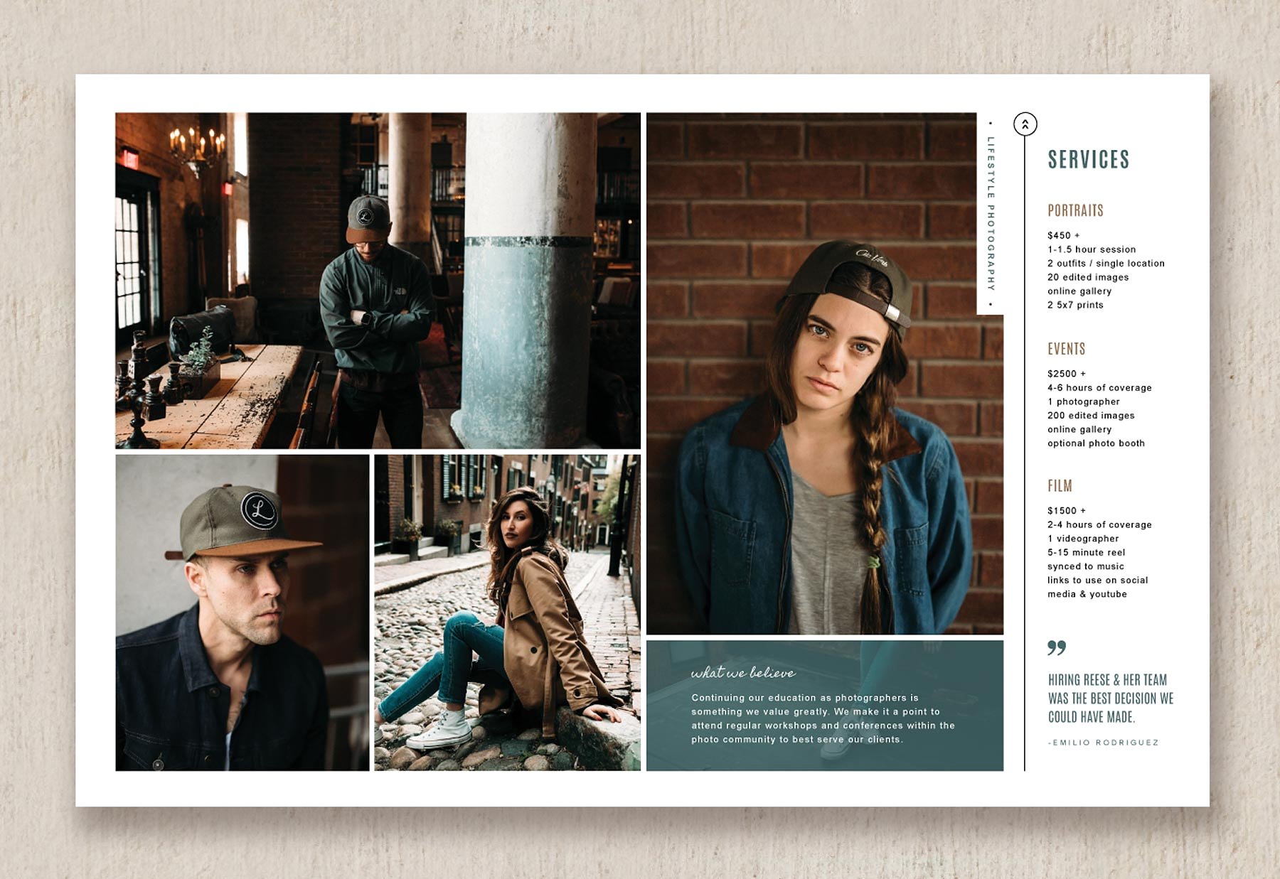 摄影师作品展示宣传册设计模板 Photographer Magazine Template插图(1)