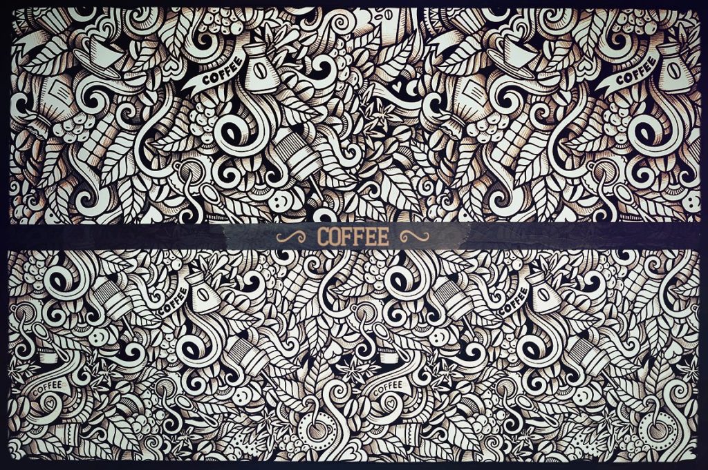 36款图形手绘涂鸦无缝背景模式[eps,jpg]插图(13)