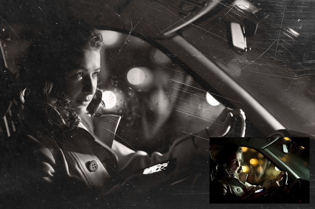 30款尘埃和划痕照片效果处理叠层纹理 30 Dust & Scratch Overlay Textures插图(2)