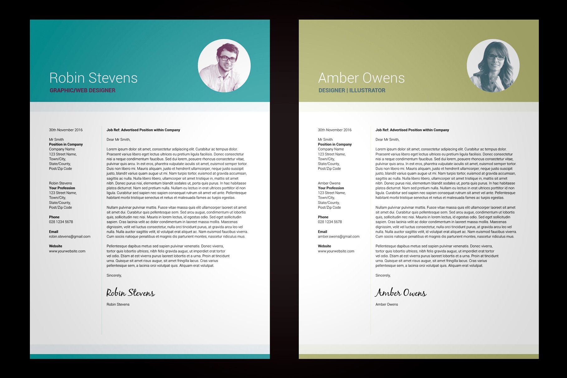 简约两列式求职简历模板 My Resume Version 2插图(4)