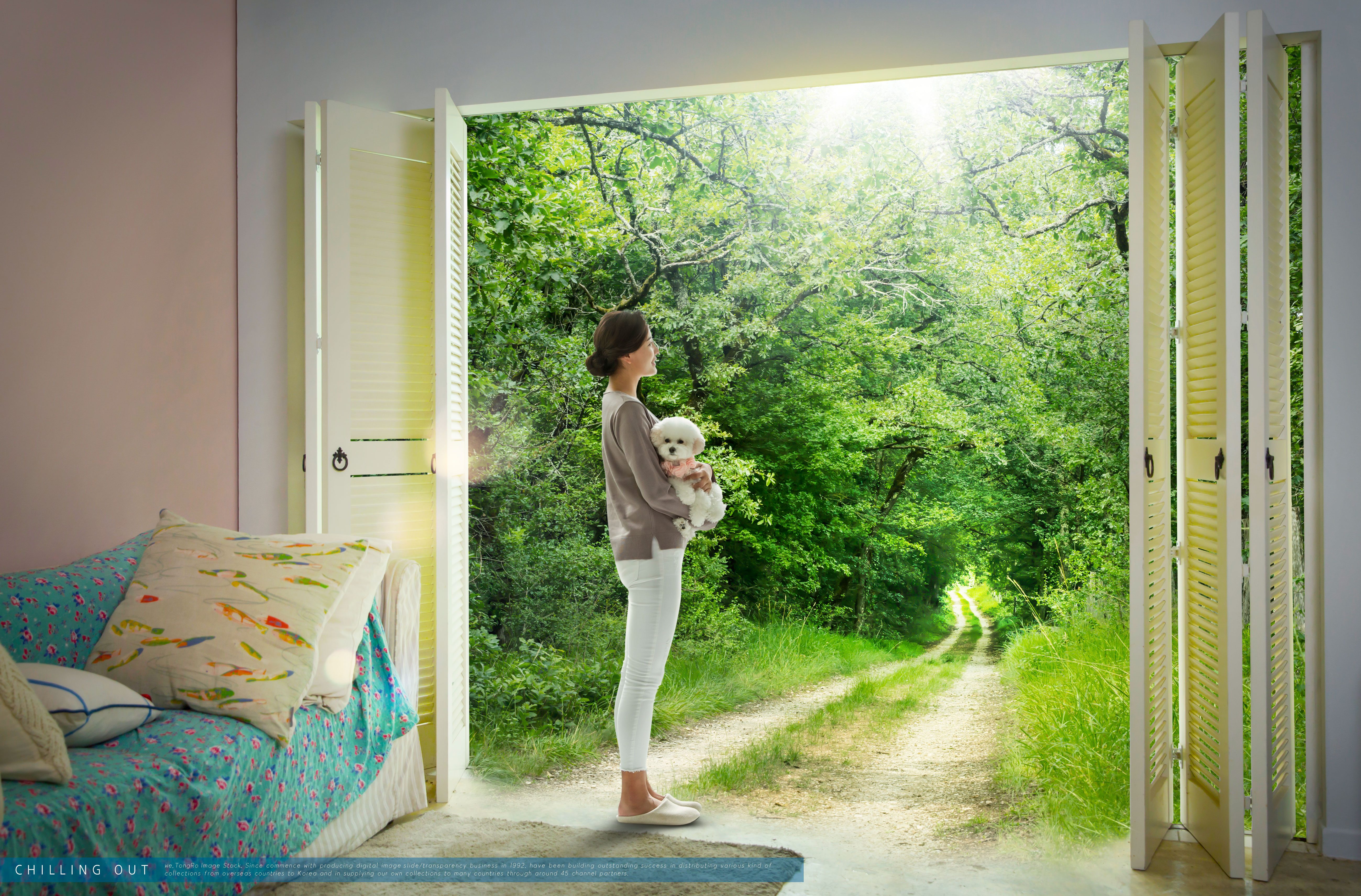 夏季大自然旅行度假宣传海报设计套装插图(3)