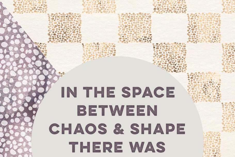 粉尘、金箔及动物毛发纹理图案 Dusty Plum & Mink Textured Patterns插图(5)