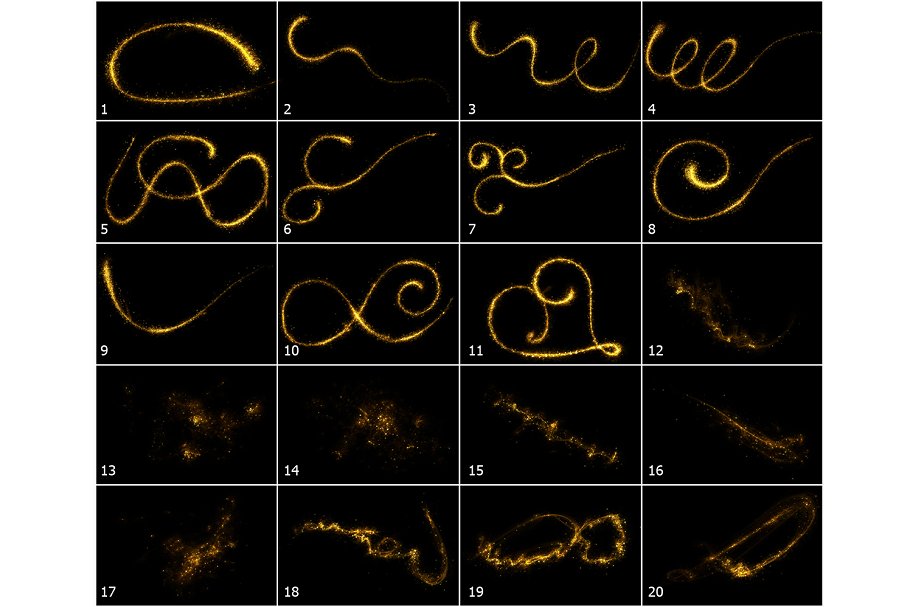 5K星尘光线叠层背景 5K Pixie Dust Overlays插图(4)