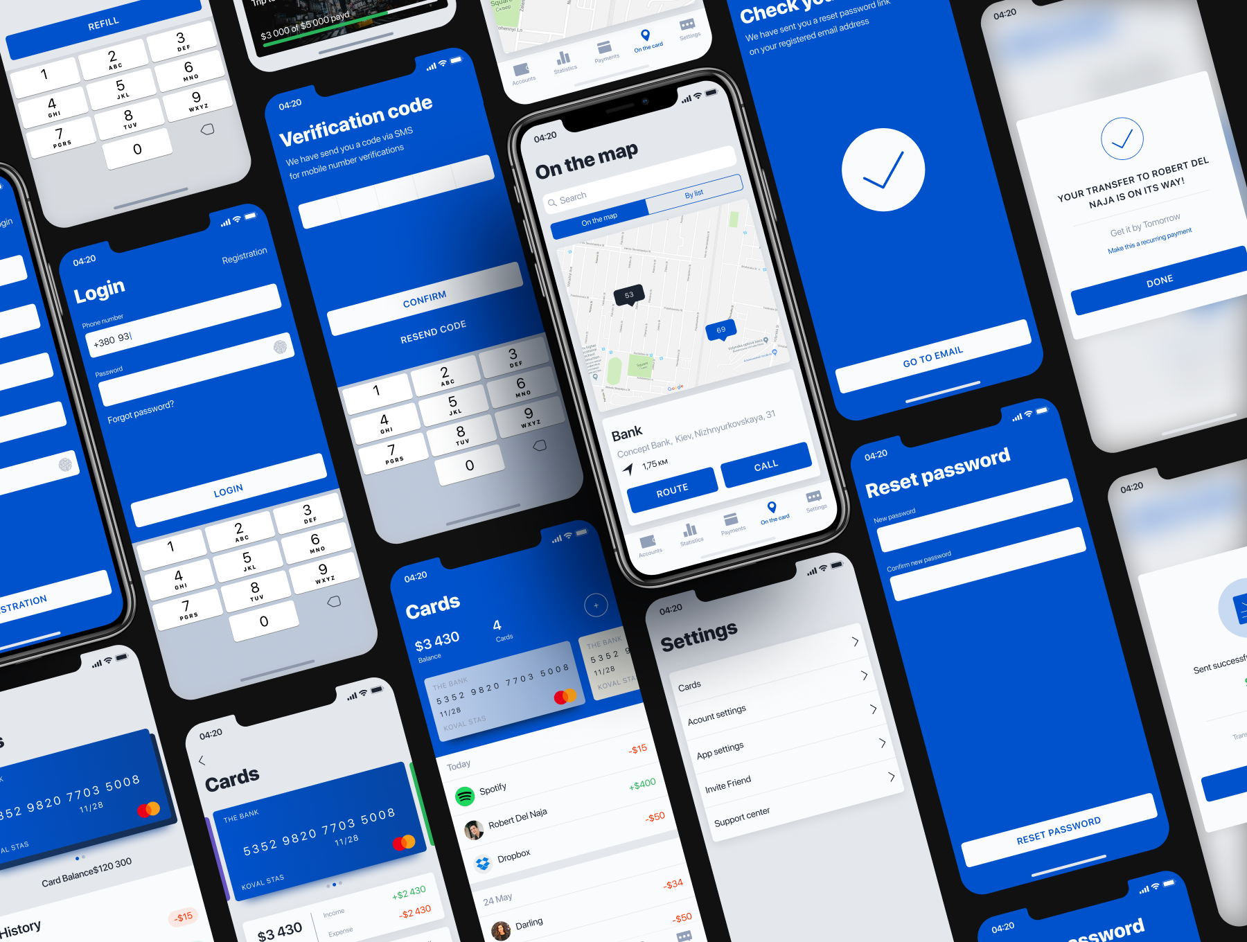 素材库下午茶：高端的网银iOS APP UI KIT套装下载 [XD,Sketch]插图(5)