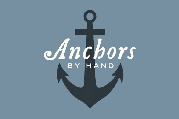 铅笔+墨水手绘船锚插画 Anchors &amp; Rope – 3 Pack