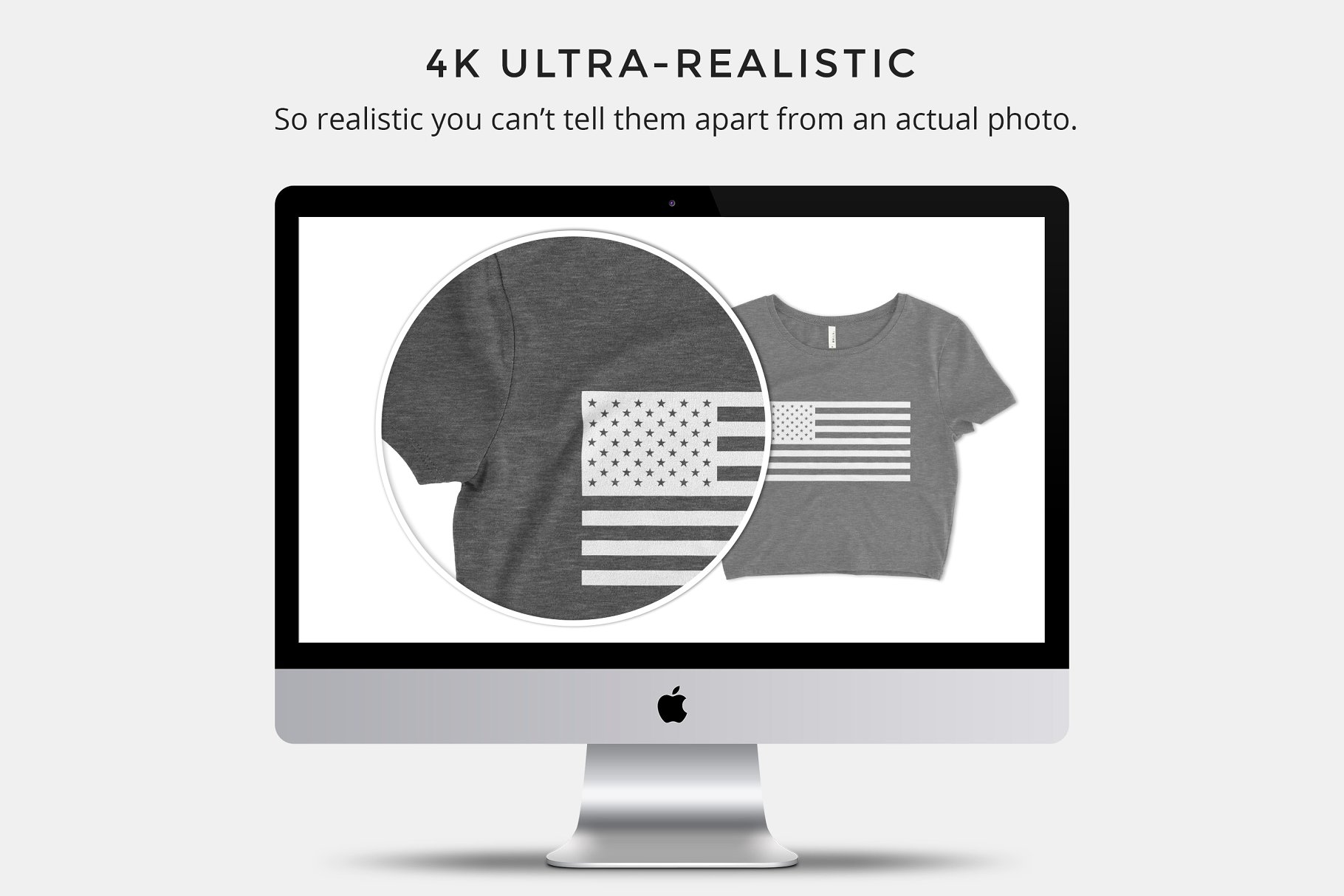 女士短款T恤样机模板 Bella Canvas 6681 Women’s Crop Tee插图(2)