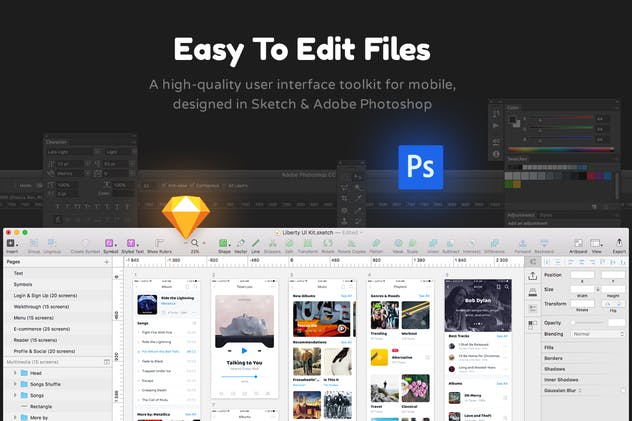 社交电商类 APP UI 套件 Liberty Mobile UI Kit插图(5)