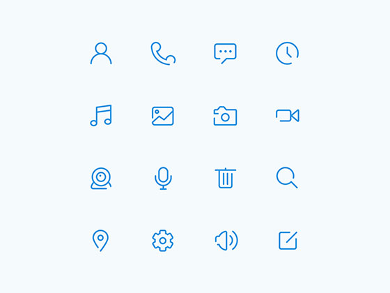 Smiple Glyphs Icons素材之家精选sketch素材