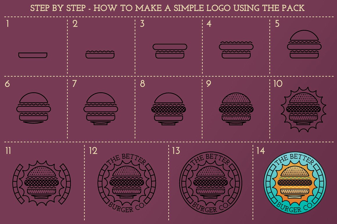 实验室物品线条图形AI笔刷&纹理 Single Weight Line Art Lab插图(10)