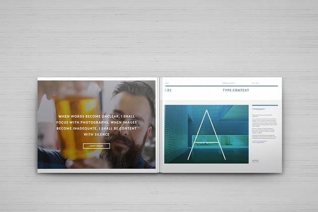A4横向规格产品目录样机 A4 Landscape Magazine – Catalog Mockups插图(6)