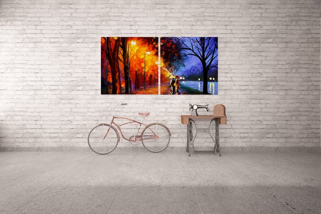 室内油画作品展示样机模板Vol.4 Picture Art Mockup [Vol 4]插图(3)