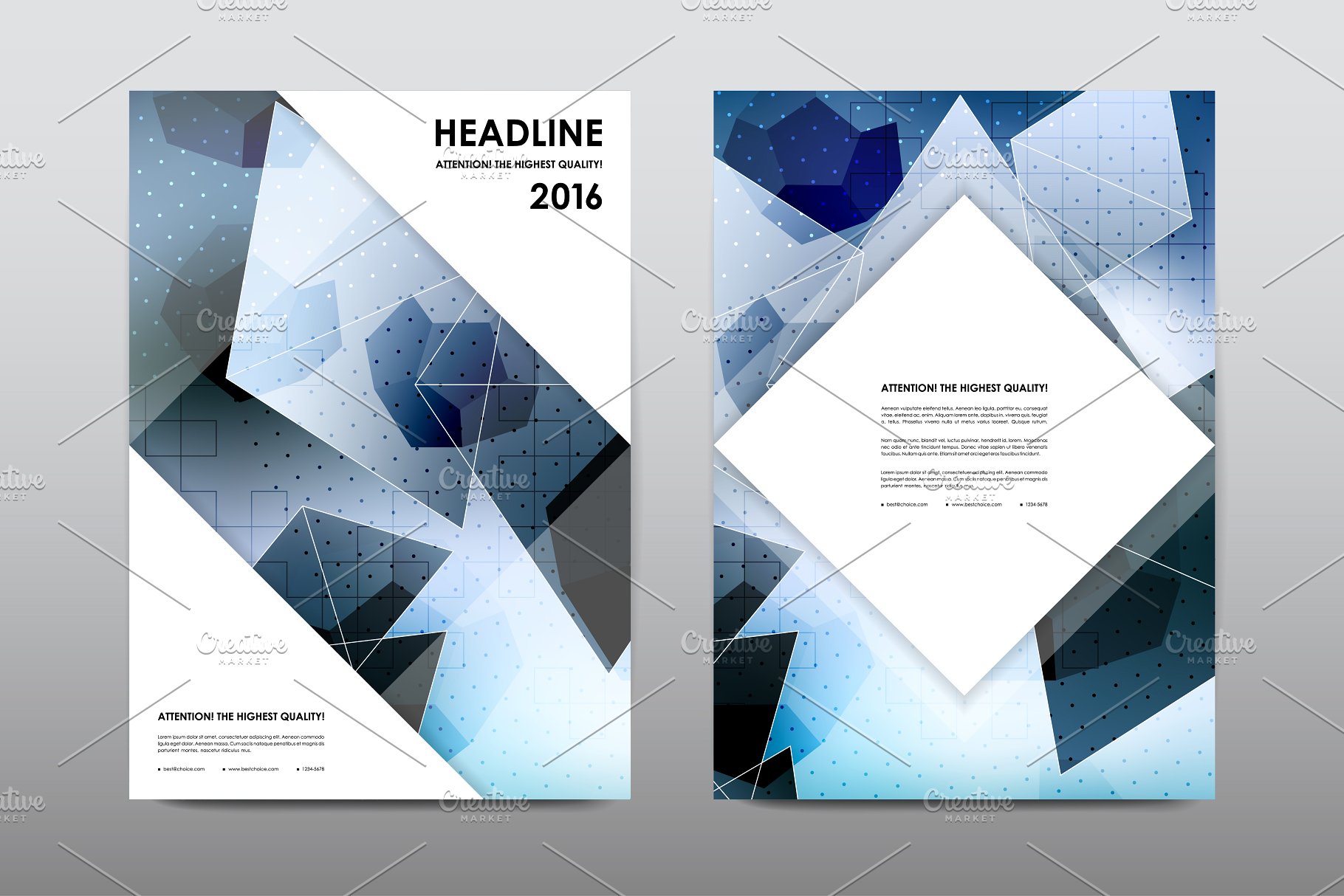 极力推荐：50+企业商业介绍宣传小册子模板 50+ Business Brochures Bundle插图(7)