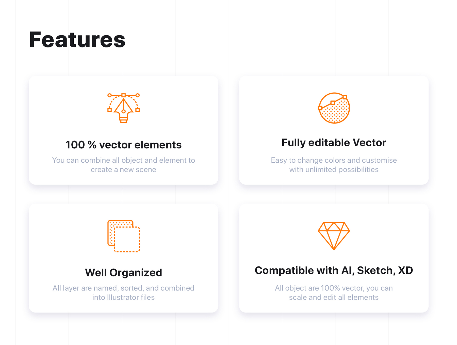 素材库下午茶：房地产与建筑矢量场景插画插图(11)