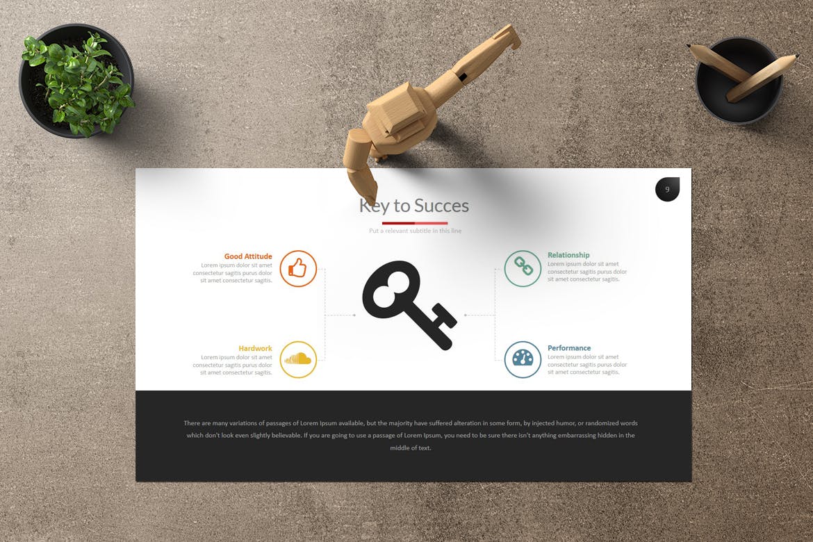 宽屏设计多行业适用解决方案PPT模板 Nine  – Powerpoint Template插图(1)