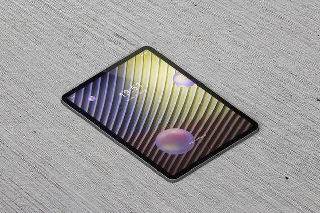 iPad Pro平板电脑屏幕设备样机 Pad Pro Tablet Screen Mockup插图(10)
