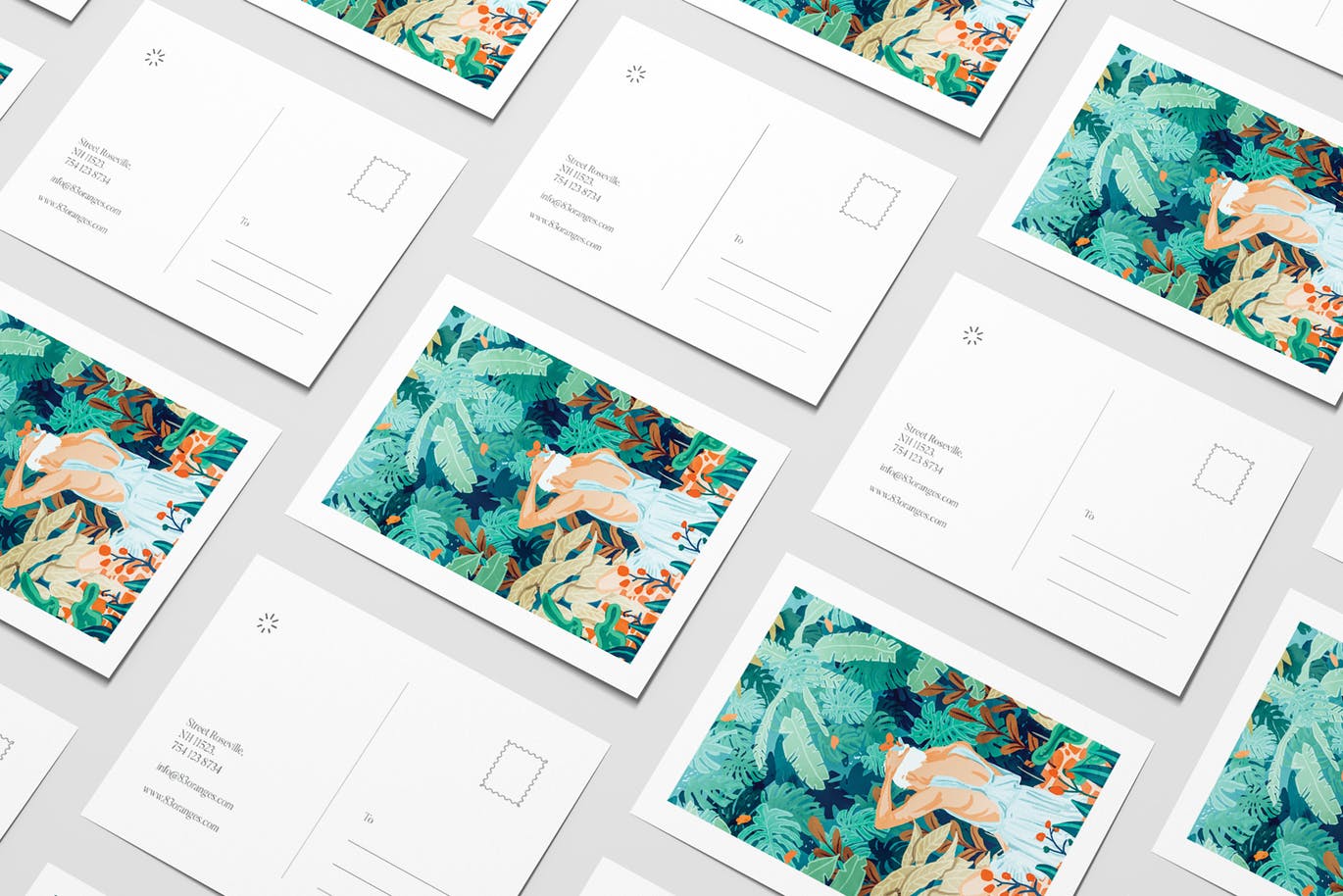 后花园水彩艺术办公文具设计套装 Backyard Art & Stationary Kit插图(2)