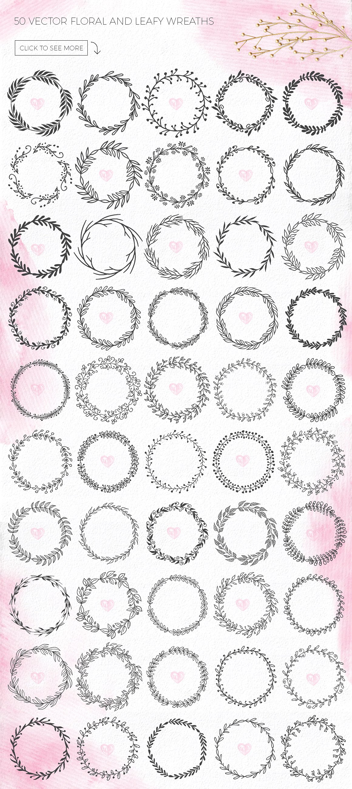 情人节浪漫水彩插画素材[JPG,PNG]插图(7)