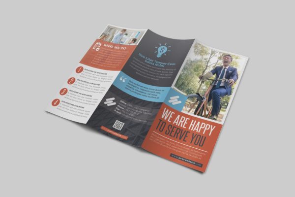 多用途三折页宣传单设计模板v5 Multipurpose Business Trifold Vol 5