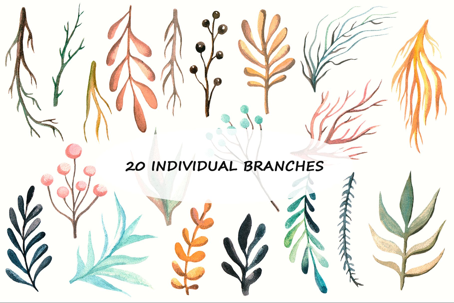 手绘水彩风格的可爱咖啡图案背景大集合[情人节,玫瑰]插图(3)