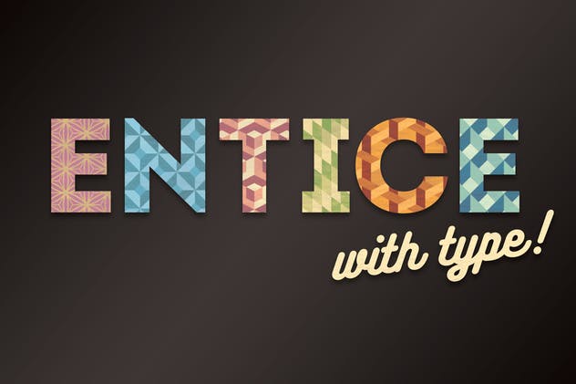 立体几何镶嵌图案素材 Geometric Marquetry Patterns插图(3)