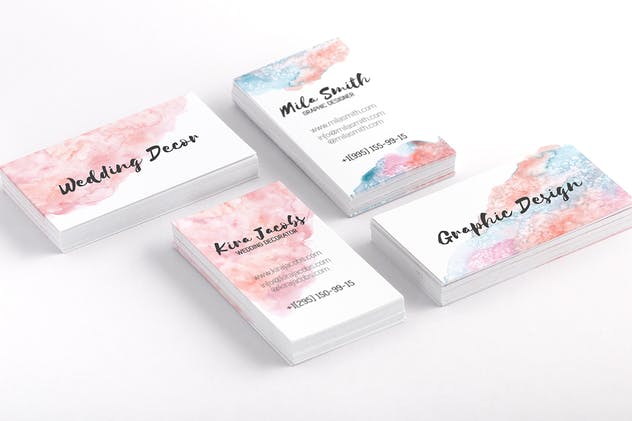 明亮色彩设计风格手绘水彩纹理套装 Bright watercolor textures pack插图(3)