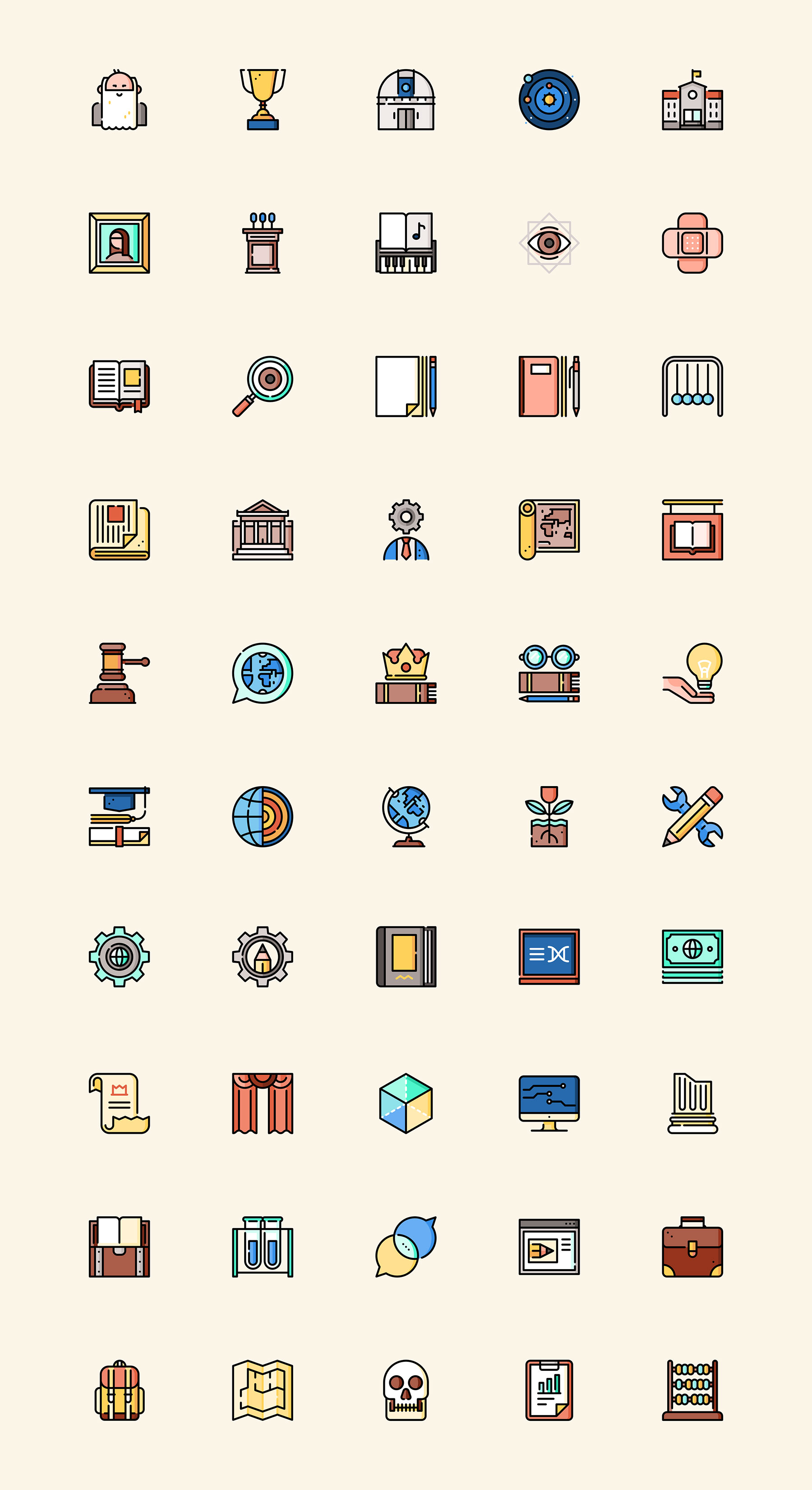 50 枚知识元素图标