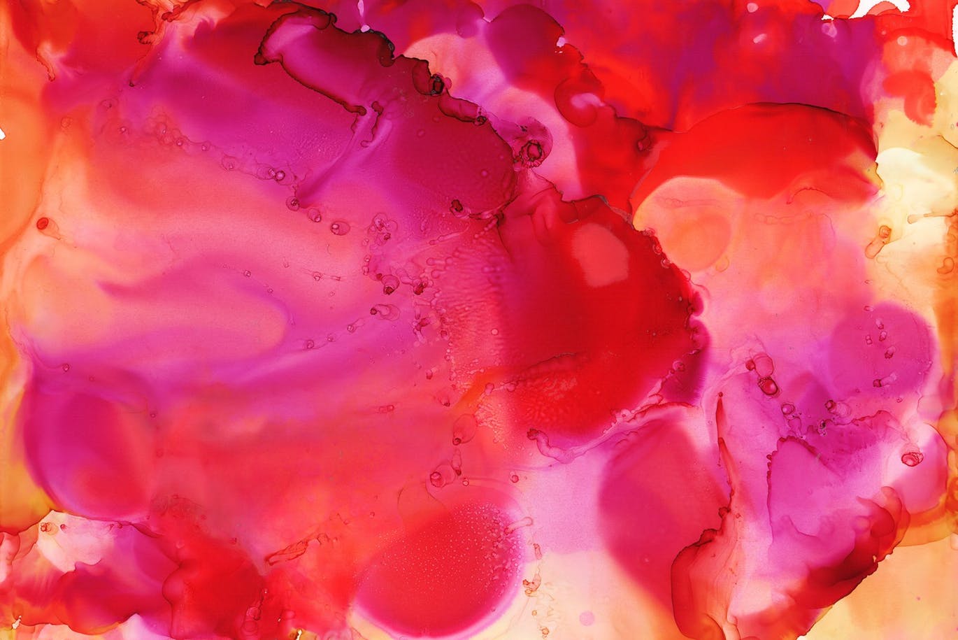 13种酒精水彩混合肌理纹理素材 Pink Ink Textures插图(4)