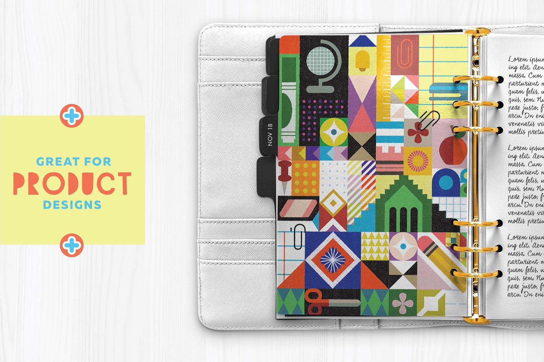 异形多彩几何图案纹理 Whimsy Geometric Pattern Bundle插图(6)