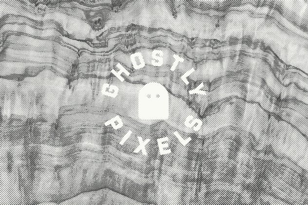 木纹半色调纹理设计素材合集 Wood Halftone Textures插图(6)