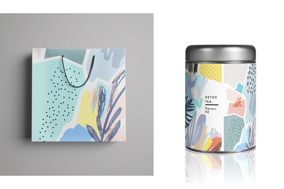 创意艺术图案纹理 Lightness. AI | PDF | JPEG + bonus插图(12)