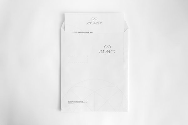 A4长信封及信头设计样机模板 A4 Envelope 01