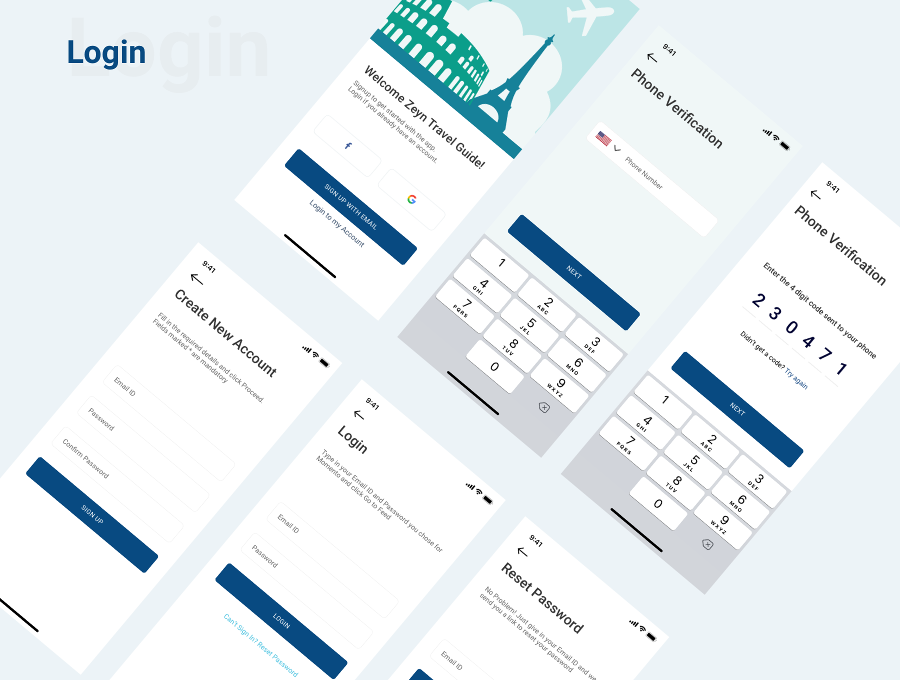 素材库下午茶：多功能旅行主题APP UI KIT套装Sketch模板app设计下载[Sketch,Fig,XD]插图(5)