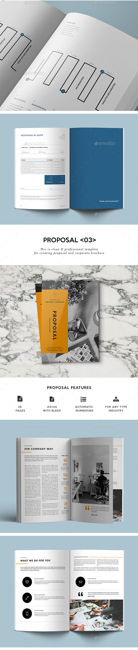 现代、专业、极简的杂志模板合辑下载 Proposal Bundle [indd]插图(9)